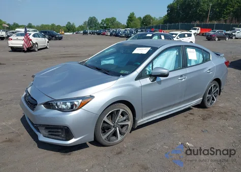 2023 Subaru Impreza Sport z USA, uszkodzony, nr VIN 4S3GKAL63P3605007